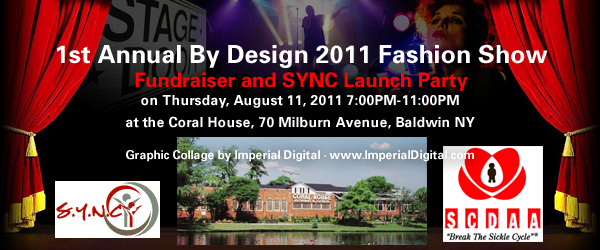 1st Annual By Design 2011 Fashion Show Fundraiser and SYNC Launch Party - Long Island, New York