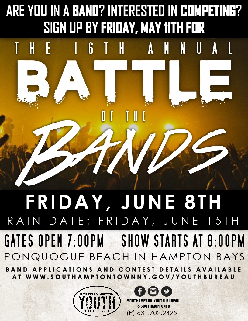 Band Applications Available For 16th Annual Battle of The Bands Competition