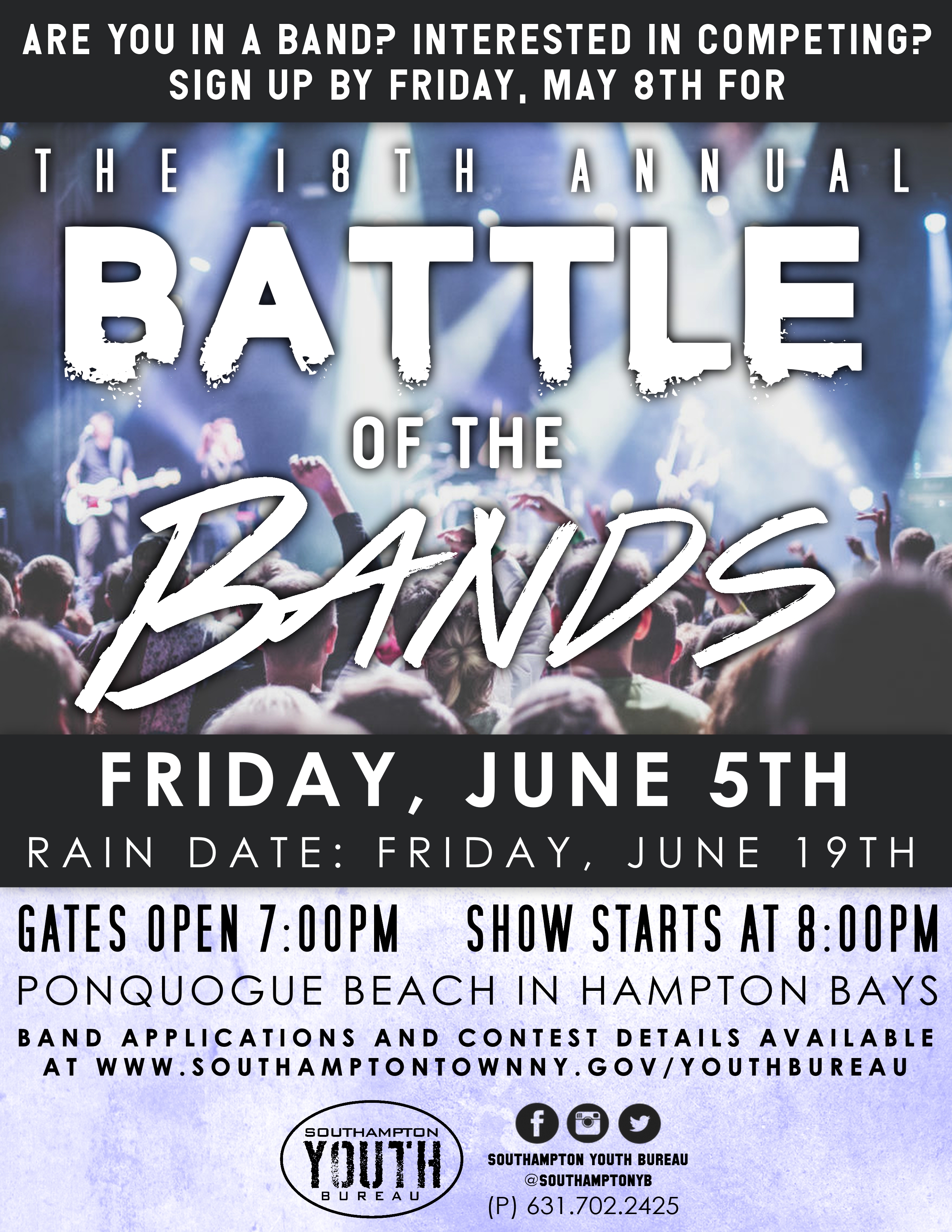 Band Applications Available: 18th Annual Battle of The Bands